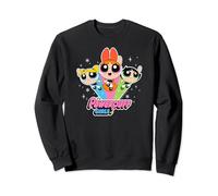 Cartoon Network The Powerpuff Girls Logo With Snowflakes Sweatshirt