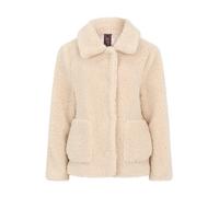 Cartoon Plüschjacke Damen beige, 42