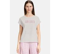 Cartoon Printshirt Damen grau, 46