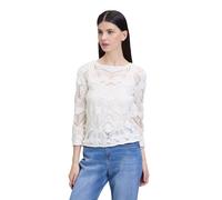 Cartoon Strickpullover Pearled Ivory Damen Rundhalsausschnitt Größe 44