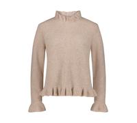 Strickpullover CARTOON "Damen mit Stehkragen", Damen, Gr. 46, beige (light beige melange), Obermaterial: 57% Polyester, 17% Polyacryl, 16% Baumwolle, 6% Elasthan, 4% Wolle, figurumspielend normal, Run