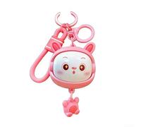 Cartoon Rotierender Schlüsselanhänger, 1 Stück, Gesichtsverändernde Katzentaschen-Anhänger, 360° Dreh-Design, niedlicher ausdrucksstarker Charme für Rucksäcke und Schlüssel, Katzenliebhaber und