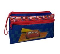 CARTOON Schüleretui mit 3 Fächern, mit mehreren Fächern, Schreibwaren, Organizer, Stifteköcher, Cars, Taschen-Organizer