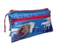 CARTOON Schüleretui mit 3 Fächern, mit mehreren Fächern, Schreibwaren, Organizer, Stifteköcher, Die Eiskönigin, Taschen-Organizer
