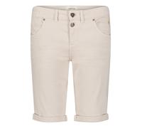 Shorts CARTOON "Damen mit Stickerei", Damen, Gr. 40, Normalgrößen, beige, Obermaterial: 91% Baumwolle, 6% Elastomultiester, 3% Elasthan, figurbetont kurz, Hosen Shorts (64378032-40) beige