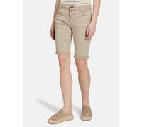 Shorts CARTOON "Cartoon Shorts mit Stickerei", Damen, Gr. 38, Normalgrößen, elm, Obermaterial: 91% Baumwolle, 6% Elastomultiester, 3% Elasthan., casual, figurbetont kurz, Hosen, Stickerei (79720711-38