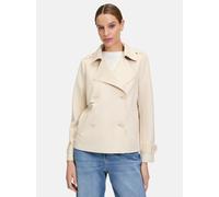 Kurzblazer CARTOON "Cartoon Damen Sommermantel mit Reverskragen", Damen, Gr. 40, beige (sheer bliss), Obermaterial: 94% Polyester, 06% Elasthan., modisch, lässig geschnitten normal, Langarm, Blazer, F