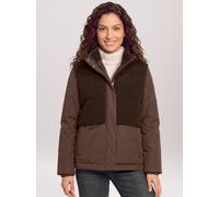 Steppjacke CARTOON "Damen mit Plüsch", Damen, Gr. 46, braun, Obermaterial: 100% Polyester. Futter: 100% Polyester. Füllung: 100% Polyester, gerade, Jacken Steppjacke (93328329-46) braun