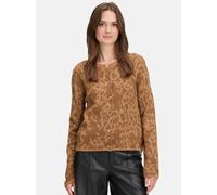 Strickjacke CARTOON "Damen mit Rundhalsausschnitt", Damen, Gr. 40, camel, braun, Obermaterial: 70% Polyacryl, 30% Polyamid, normal normal, Rundhals, Strickjacken Strickjacke (67291405-40) camel, braun