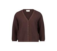 Strickjacke CARTOON "Damen mit V-Ausschnitt", Damen, Gr. 36, braun (dunkelbraun), Obermaterial: 52% Viskose, 28% Polyester, 20% Polyamid, normal normal, V-Ausschnitt, Strickjacken Strickjacke (4412322