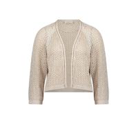 Cartoon Damen Strick-Cardigan mit Glanzeffekt Größe 40, Safari Beige