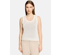 Cartoon Strick-Top Damen Lyocell weiß, 44