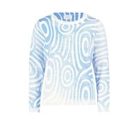 CARTOON - Strickpullover blau/weiß - Gr. - 38