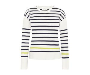 CARTOON - Strickpullover Blau/Weiß - Gr. - 42