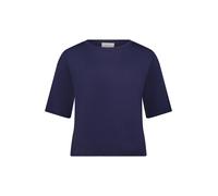 Cartoon Strickpullover Damen Rundhalsausschnitt Dunkelblau Größe 44 – 55% Viskose