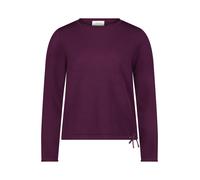 Strickpullover CARTOON "Damen mit Rundhalsausschnitt", Damen, Gr. 38, lila (schwarz dahlia), Obermaterial: 55% Viskose, 30% Polyester, 15% Polyamid, straight fit normal, Rundhals, Pullover Strickpullo