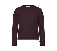 Strickpullover CARTOON "Damen mit Rundhalsausschnitt", Damen, Gr. 40, lila (schwarz dahlia), Obermaterial: 55% Viskose, 30% Polyester, 15% Polyamid, straight fit normal, Rundhals, Pullover Strickpullo