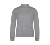 Cartoon Strickpullover Damen Stehkragen Grau Größe 44 55% Viskose 30% Polyester 15% Polyamid