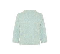 Cartoon Damen Strickpullover mit Stehkragen Größe 44 Hellblau/Creme