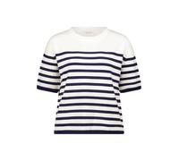 CARTOON - Strickpullover weiß/dunkelblau - Gr. - 46