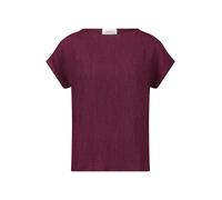 CARTOON - Strukturshirt dark aubergine - Gr. - 42