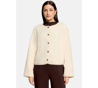 Sweatjacke CARTOON "Damen langarm", Damen, Gr. 34, beige (weiß swan), Obermaterial: 100% Polyester, figurumspielend normal, Rundhals, Sweatjacken Sweatjacke (76527554-34) weiß swan