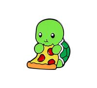 Cartoon Tier Legierung Brosche Pers鰊lichkeit niedliche kleine Schildkr鰐e kleine Meow Pin Abzeichen Gelbe Brosche