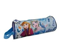 CARTOON Tombolino Federmäppchen, rund, mit Griff, für Schule, Schreibwaren, Organizer, Stifteköcher, Die Eiskönigin, 23 x 8 x 8 cm, Taschen-Organizer