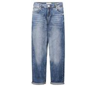 Cartoon Damen Used Look-Jeans mit Waschung 44, Dark Blue Denim