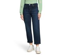 Cartoon Jeanshose 1/1 LAEng Damen Used-Look mit Waschung Dunkelblau 44