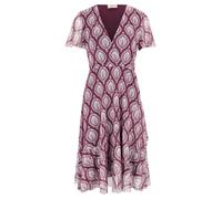 Volantkleid Violett 36