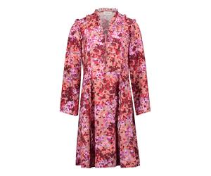 CARTOON - Volantkleid Violett/Rot - Gr. - 38