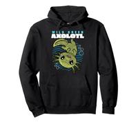 Cartoon Wild Green Axolotl Tierliebhaber Süße Axolotls Pullover Hoodie
