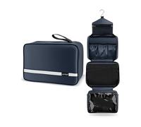 Carttiya Kulturbeutel zum Aufhängen, Kulturbeutel Herren Damen, Kosmetiktasche Groß Waschtasche Reise Waschbeutel Cosmetic Bag Makeup Tasche Kulturtaschen Toilettentasche mit Haken (Dunkelblau)