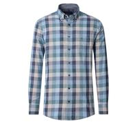 Casamoda - Freizeithemd aqua bis petrol - Gr. - 3XL