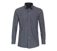 Casa Moda Casual Comfort Fit Flanellhemd blau, Kariert