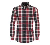 Casa Moda Casual Comfort Fit Flanellhemd rot, Kariert