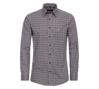 Casa Moda Casual Comfort Fit Hemd rot, Bedruckt