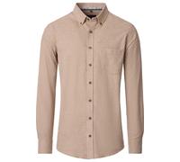 Casa Moda Casual Fit Flanellhemd beige, Einfarbig