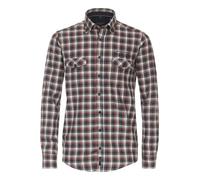 Casa Moda Casual Fit Flanellhemd braun, Kariert