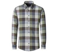 Casa Moda Casual Fit Flanellhemd grün, Kariert
