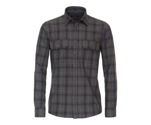 Casa Moda Casual Fit Flanellhemd grün, Kariert
