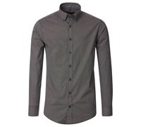 Casa Moda Casual Fit Hemd blau, Bedruckt