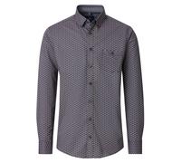 Casa Moda Casual Fit Hemd braun, Bedruckt