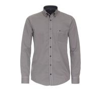 Casa Moda Casual Fit Hemd gelb, Bedruckt