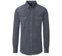 Casa Moda Casual Fit Hemd grau, Einfarbig