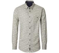 Casa Moda Casual Fit Hemd grün, Bedruckt