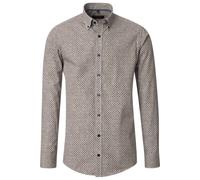 Casa Moda Casual Fit Hemd grün, Bedruckt