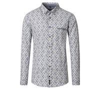Casa Moda Casual Fit Hemd grün, Bedruckt