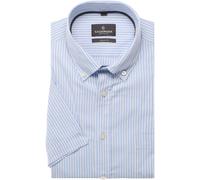 Casa Moda Casual Fit Hemd Kurzarm blau
